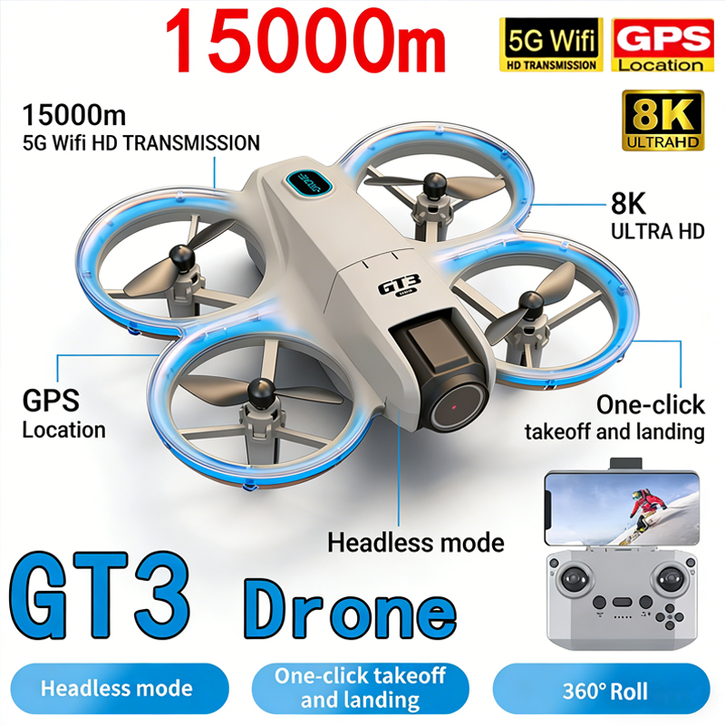 Drone Kit Tricopter - Novo GT3 MAX Drone 8K HD