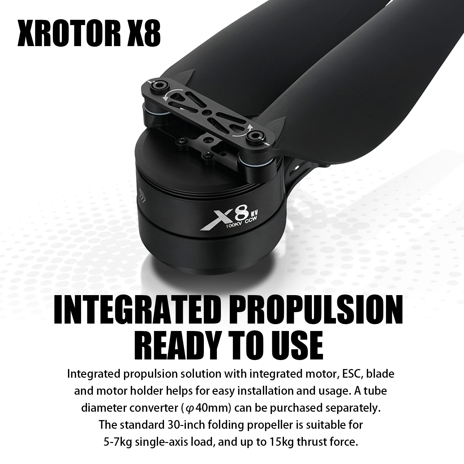 Drone Kit Heavy Lift - Kit de sistema de energia X8:
