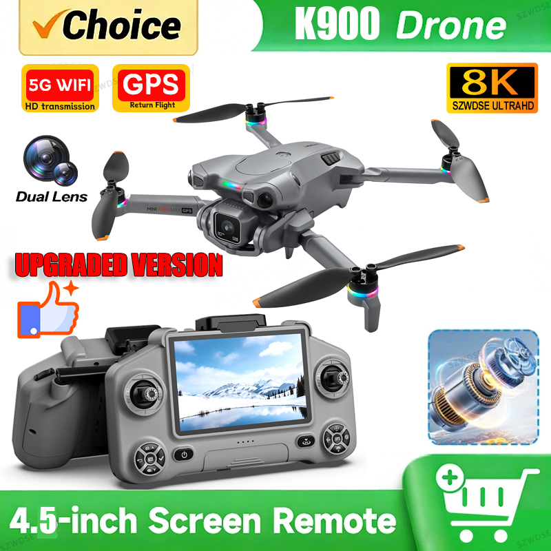 Drone Kit With Camera - Novo Drone K900 MAX com Câmera