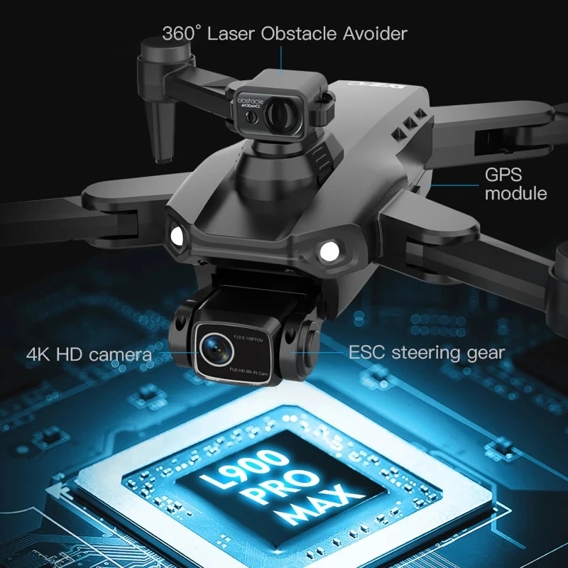 L900 Pro MAX GPS Drone 4K Prof - Drone Kit Professional avaliação e preço