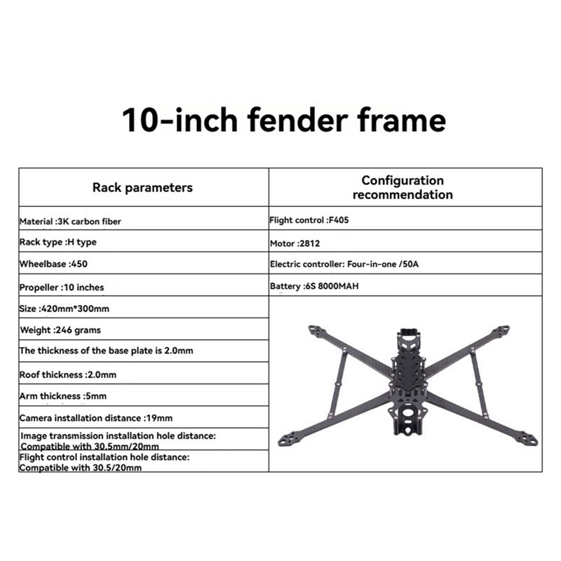 ABKN - Kit de Estrutura de Dro - Drone Kit Long Range avaliação e preço