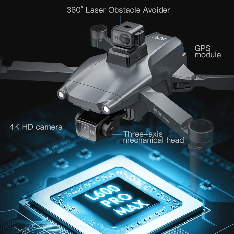 L600 pro max gps drone profiss - Drone Kit Professional avaliação e preço