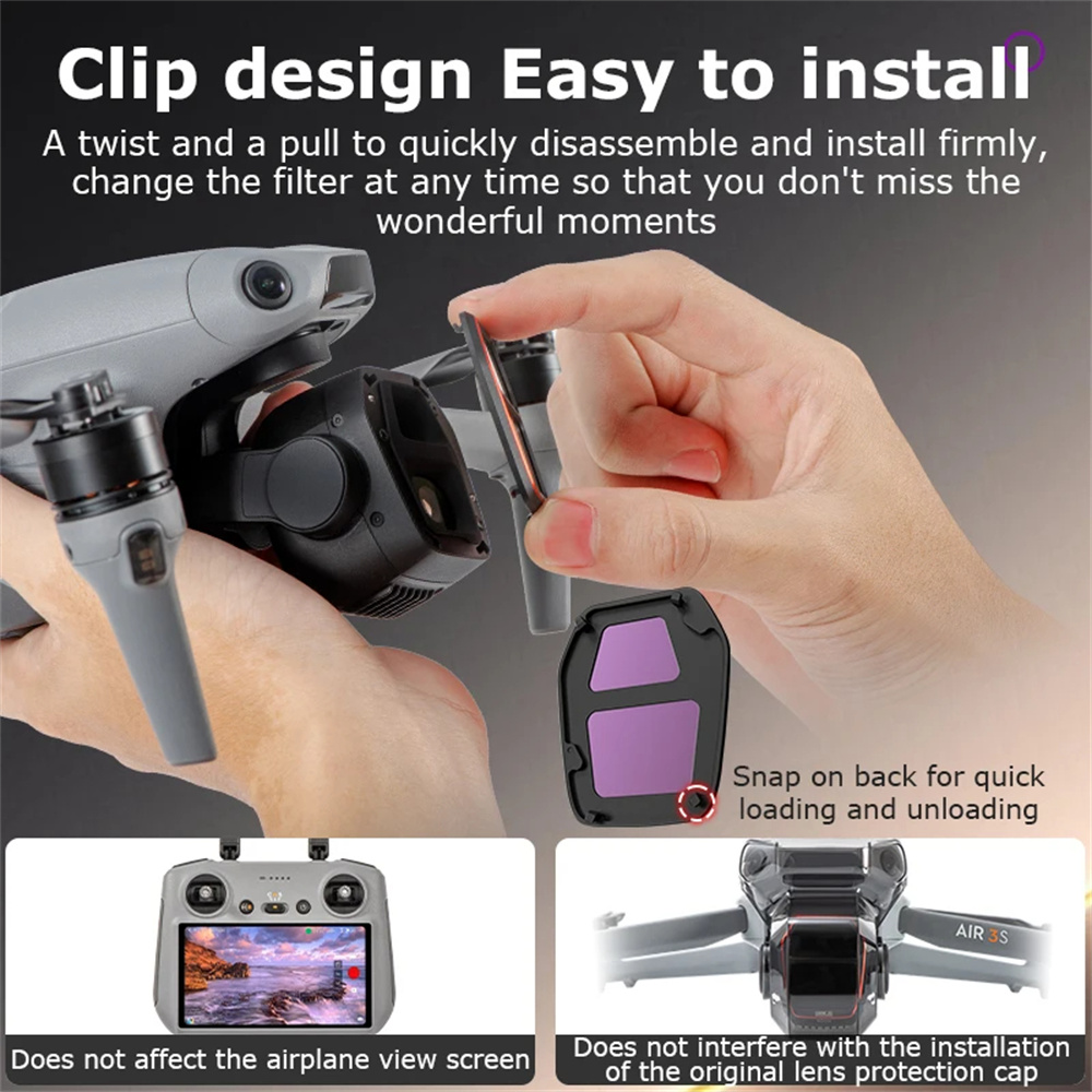 Kit de Filtros para Lente da C - Drone Kit Waterproof avaliação e preço
