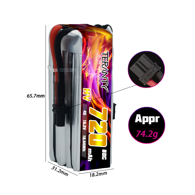 Bateria Lipo HV TERANTY 720mAh - Drone Kit Fpv avaliação e preço