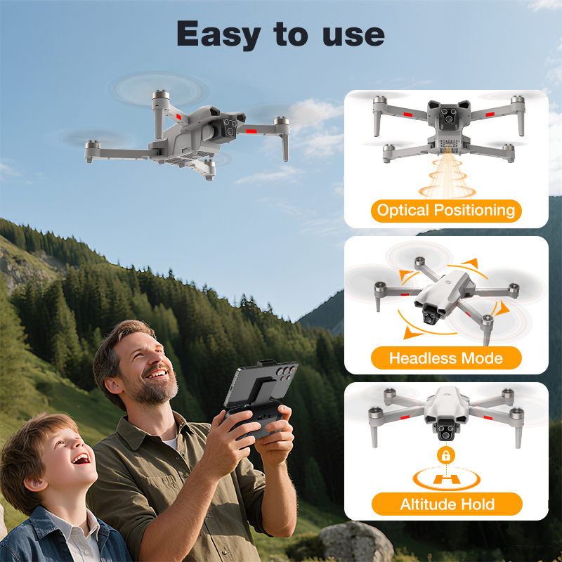NOVO Drone L017 Pro Brushless  - Drone Kit Professional avaliação e preço